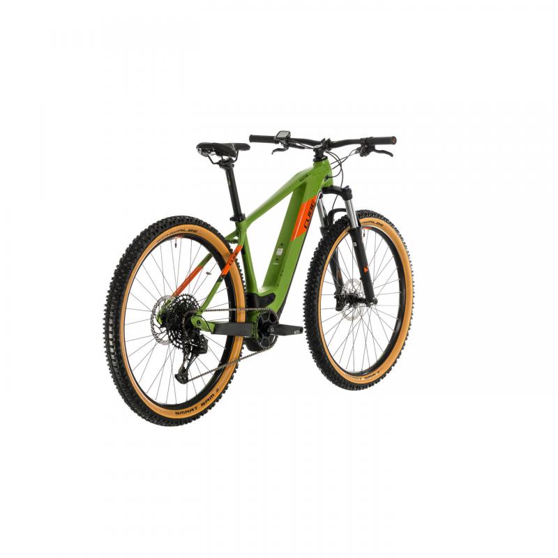 BICICLETA CUBE REACTION HYBRID EX 625 29 Green Orange 2020 19